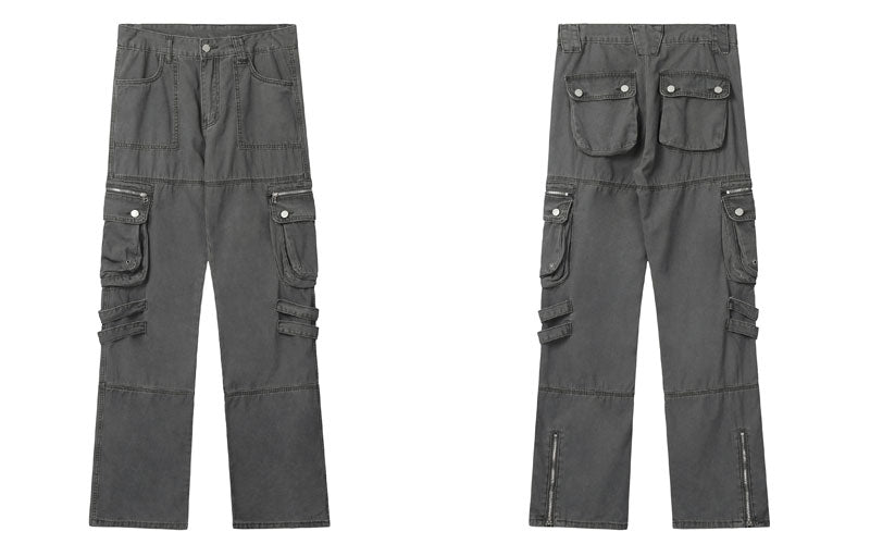 Multi-pocket Utility Cargo Pants