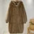 Winter Runaway Brand Long Faux Fur Coat Jacket Zip Hooded Thick Warm Fake Rabbit Fur Plush Overcoats