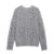 Knitted O-neck Sweaters Loose Gray Long Sleeve Pullover Sweater Woman Versatile Street Knitwear