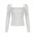 Sweet Lace Trim Fake 2 Piece ��s T-shirts Long Sleeve Autumn Gentle Clothes