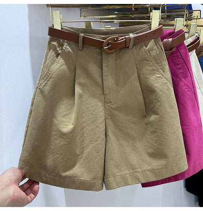 Denim Shorts High Waist Short Cotton Loose Bermuda Shorts