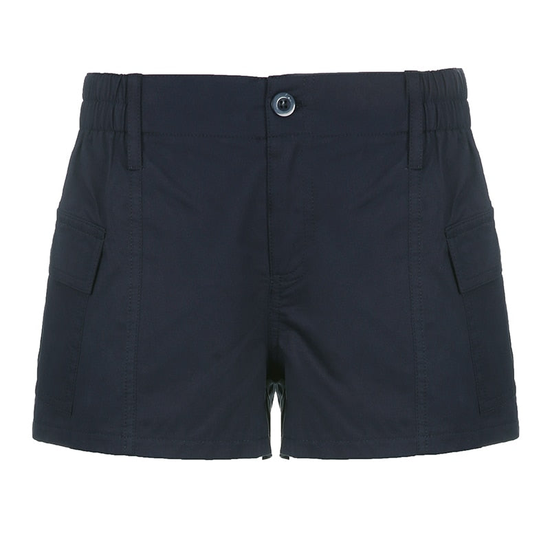 Low Waisted Shorts Harajuku Retro Basic Sporty Bottom Biker