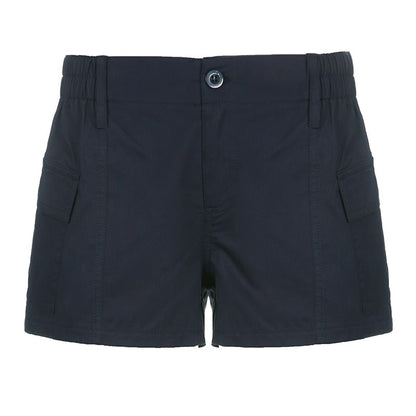 Low Waisted Shorts Harajuku Retro Basic Sporty Bottom Biker
