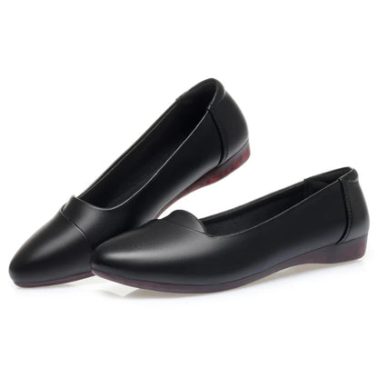 Flat Shoes Large Size Spring New Mommy Shoes Nontie Ballet Shoes