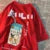Japanese Cat Print Oversized T-shirt Short Sleeve Loose Tee Shirt Tops Cotton Harajuku Clothing