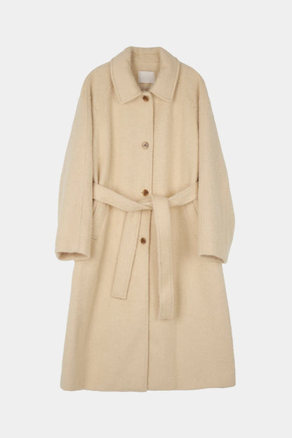 Sweet Hot Girl Retro Turndown Collar Woolen Coat Autumn/winter Longsleeved Loose Singlebreasted Coat Female Clothes