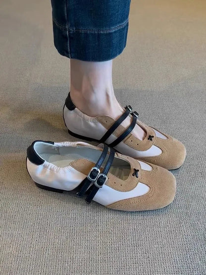 Flats Sports Shoes Sneakers Shallow Loafers Shoes Summer Walking Ballet Trend Sneakers