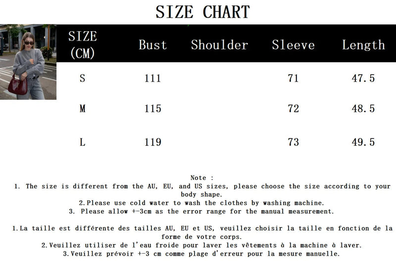 Cropped Cardigan Sweater Autumn Long Sleeve O Neck Single Breasted Jumpers New Knitted Outerwear