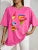 Painted Lady Face Personality Design Print T Shirt Female Street Comfortable T-shirt Soft Tops Breathable Short Sleeve