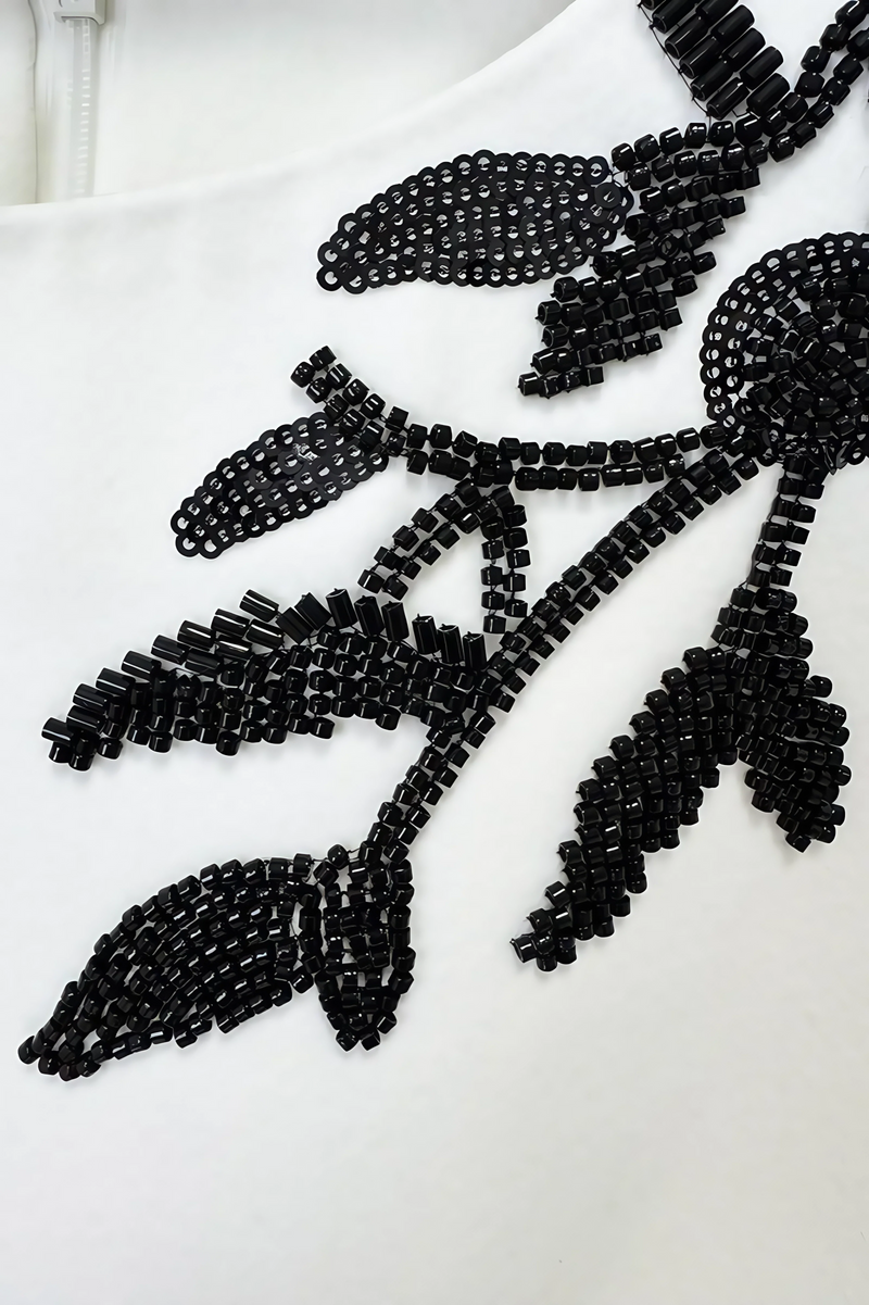 Marglt Embellished Slit Maxi Dress