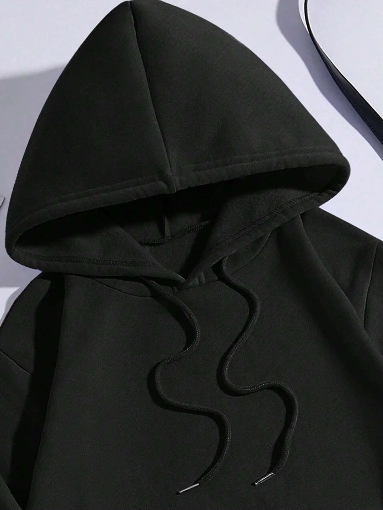 Dear Person Behind Me Letter Graphic Print Hoody ’s Soft Sweatshirt Autumn Warm Fleece Hooded Loose Tops