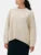 Pink Knitwear Sweater Pullover for Long Sleeve Loose Patchwork Y2k Top Female Knit Pullover New