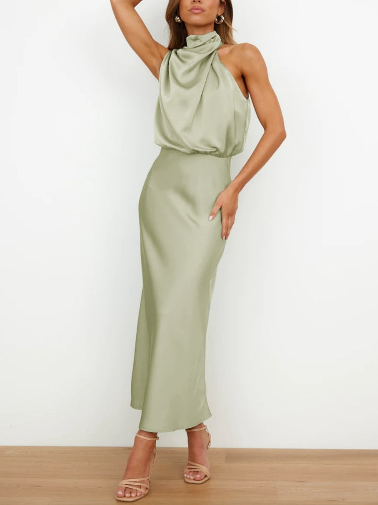 Sleeveless Off Shoulder Bodycon Maxi Dresses Wedding