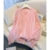 Harajuku Sweater Oversized Pink V Neck Knitted Pullovers Korean Long Sleeve Knitwear Winter Jumpers