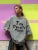 Pink Letter Design Washed T Shirt Cotton T-shirts Soft Mineral Tees Girl Loose Female Tee Tops Y2k