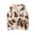 Sweet Harajuku Y2k Oversized Leopard Faux Fur Coat Winter Thicken Fox Fur Jacket Hooded Overcoat Outerwear