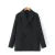 Spring Black Striped Oversized Blazer Loose Notched Full Sleeve Suits High Waist Long Flare Pants Halter Tank Tops