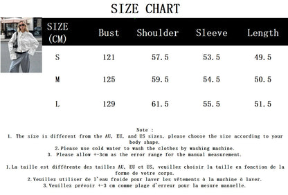 White Shirts for Autumn New Single Breasted Long Sleeve Loose Blouse Lapel Collar Blouses