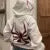 Y2k European Halloween Personalized ’s Hoodies and Hoodies Couples Large Spider Woman
