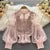 French Blouse Temperament Sweet Ruffles Loose Tops Spring Long Sleeve White Shirts