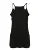 Black Two Layers Wide Leg Rompers Summer Vacation Loose Sleeveless Dress Playsuits