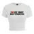 I Love My Hot Boyfriend Print Tshirt Hip Hop Summer Tops Street Harajuku Short T-shirtelastic Comfortable Tshirts Female