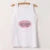 American Basic Round Neck Pullover Letter Print Knit Short Sleeve T-shirt Spice Summer Slim-fit Crop Top
