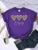 Spread More Love Every Day Printing T-shirt Breathable Tshirts Soft Tees Loose Short Sleeve Female