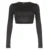 Long Sleeve Crop Top Autumn All Match Fitted T-shirt Basic Y2k O-neck Tee Sporty Minimalist