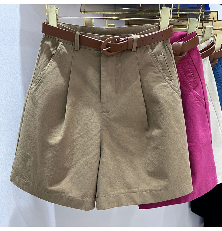 Denim Shorts High Waist Short Cotton Loose Bermuda Shorts