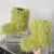 Harajuku Y2k Fluffy Furry Snow Boots Winter Thick Warm Outdoor Fur Boots Lotita Boot Shoes