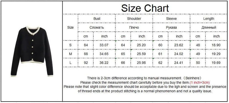 Patchwork Slim Sweater Cardigan for Woman Oneck Long Sleeve Single Breasted Sweaters Coat Allmatch Jumper