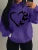 Combination of Love and Butterfly Pattern Sweater Hip Hop Street Hoodies Pocket Clothes Multicolor Hoody