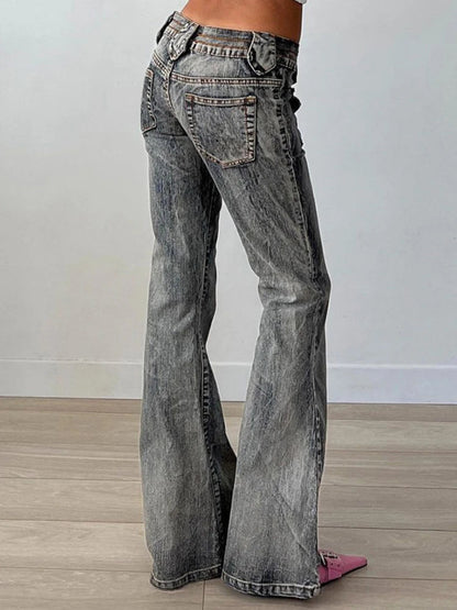 Retro High Waisted Jeans Woman Autumn Winter Loose Slouchy Jeans Femme Street Slim Denim Pants Woman Bottomn