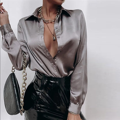 Office Satin Blouse