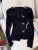 Black/white Lettuce Trim Bowknot Pullover Sweater Y2k Long Sleeve Sweater for Spring & Fall ’s Clothing