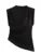 Spring Female T-shirt Top Sleeveless Slim High Waist Cropped Y2k Top ’s Patchwork Tee