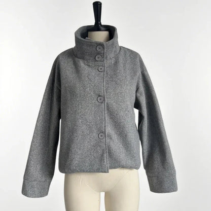 Stylish Versatile Jacket Stand-collar Classic Mature Autumn Coat Trend Edgy High-quality Street Wear