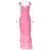 Hollow Out Backless Ruched Maxi Dress for Mesh Spaghetti Strap Sleeveless Bodycon Party Long Dress