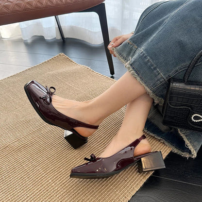 Summer Cover Toe Sandals Causal Street Style Dress Singbacks Mules Shoes Zapatos De Mujer