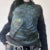Y2k Fairy Cyber Grunge T-shirts for Skull Graphic Print Long Sleeve Tees 90s E- Gothic Emo Tops Clothes