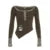 Y2k Retro Irregular ��s Tops Long Sleeve Patchwork Leopard Square Collar Button Ripped T-shirts