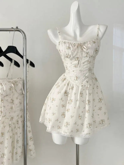 Mini Dress Y2k Evening Party Dresses Beach Style Korean Clothing Corset Vestido