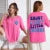 Enjoy the Little Things Slogan Letter Printed T-shirts Loose Oversized Clothing Personality Street Short Sleeves