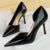 Shoes 8 Cm Heels Patent Leather Woman Pumps Stilettos Lady Shoes Party Shoes High Heels 43