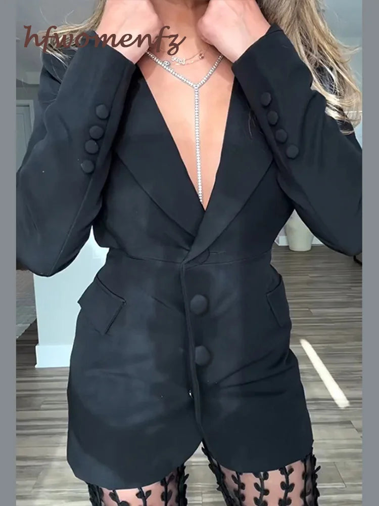 Blazer Pants Sets Single-breasted Blazer Cut Waist Coats Pearls Mesh Sheer Trousers Suits Y2k Clothes Matching Sets