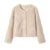 Coat Short Round Neck Slim Fit Winter New Imitation Lamb Wool Jacket