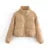 Winter Warm Thick Pu Leather Coats Short Parkas Black Cotton Padded Lady Down Jacket Zipper Clothes