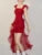 Y2k Irregular Ruffles Midi Dresses for Sleeveless Birthday Party Dress Prom Robe Korean Summer New One Piece Vestido