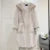 Winter Runaway Brand Long Faux Fur Coat Jacket Zip Hooded Thick Warm Fake Rabbit Fur Plush Overcoats